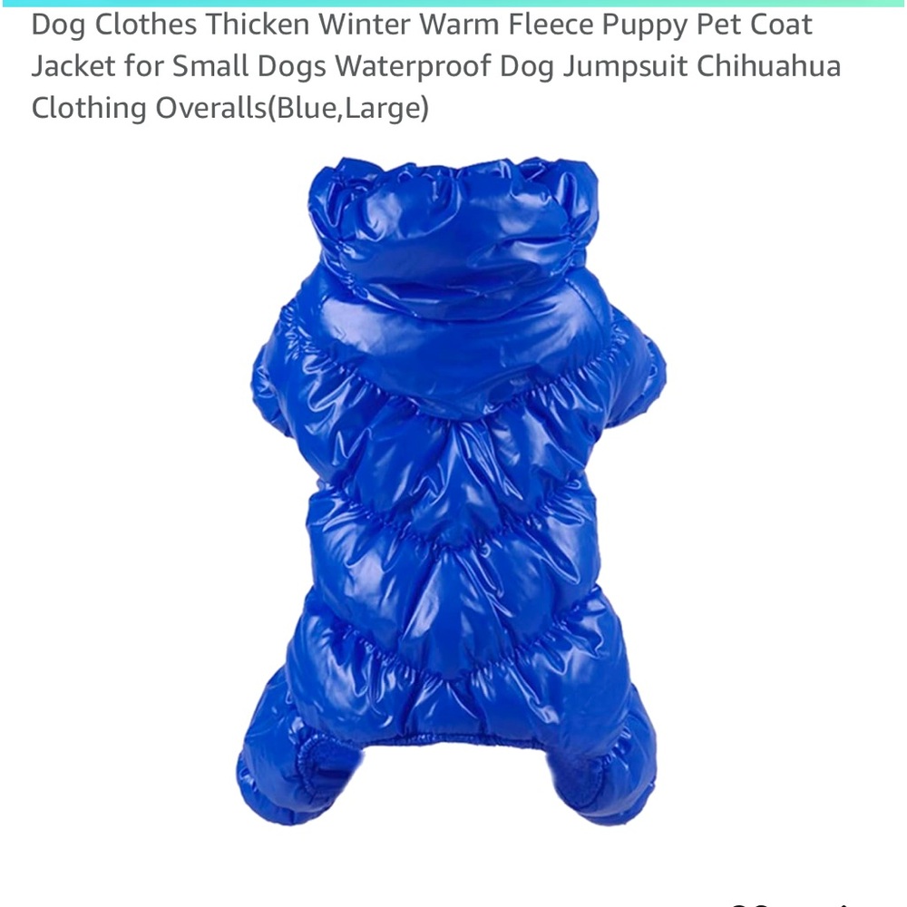 Dog Puffer coat